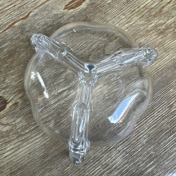 Vintage 3-Part Candy Dish Canterbury (Heavy Pressed) by DUNCAN & MILLER. - Picture 4 of 6